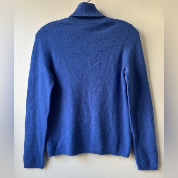 Charter Club Royal Blue Cashmere Sweater - Picture 7 of 14
